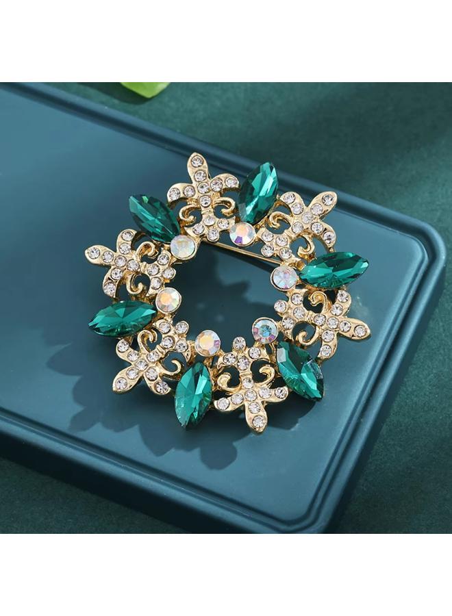 Crystal Brooch